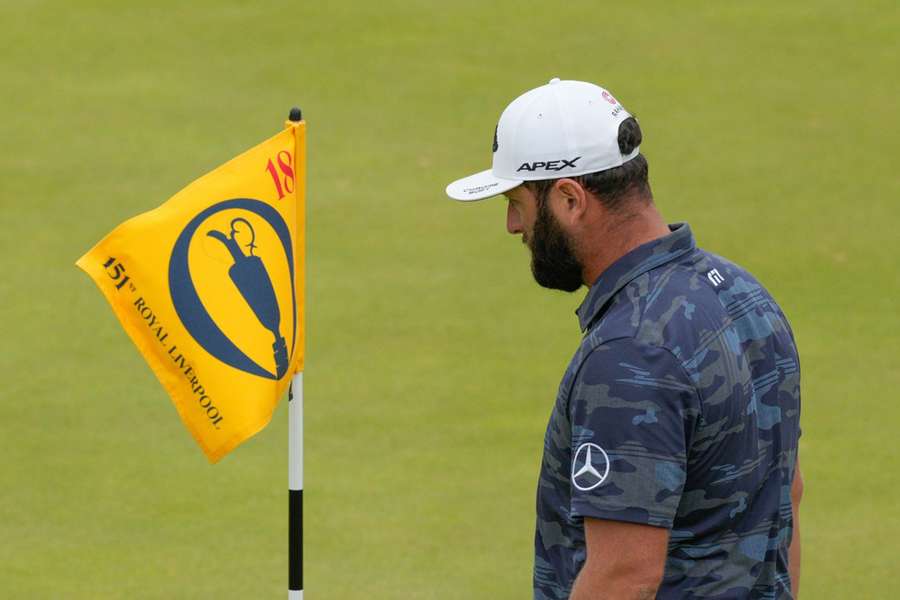 Jon Rahm leads the chase of Brian Harman at the British Open