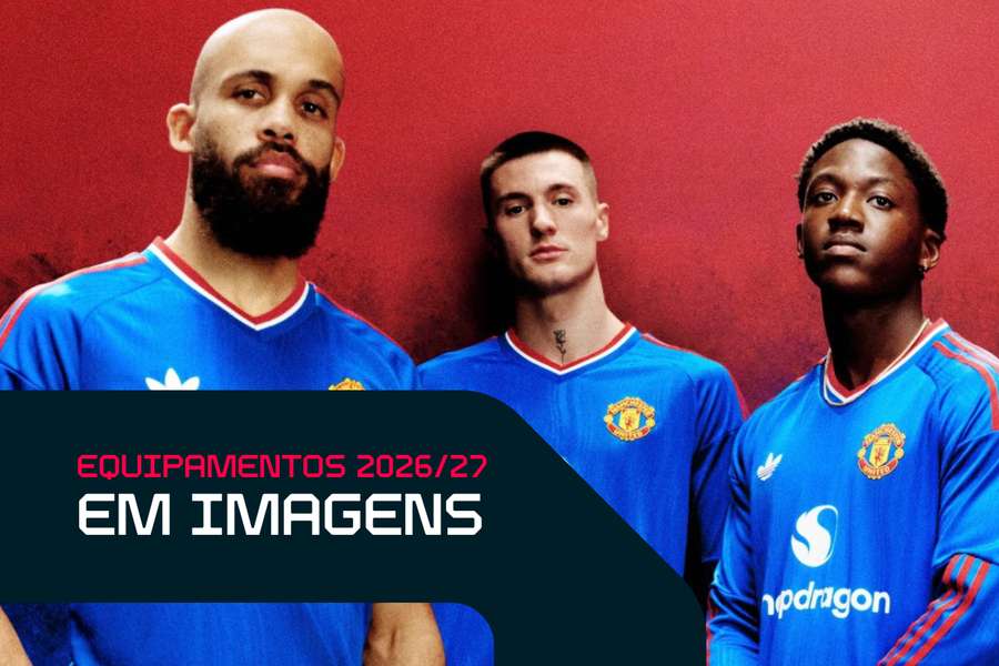 Uma das camisolas do United Uma das camisolas do United