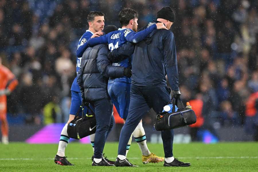 Woensdag raakte Chilwell geblesseerd in het Champions League duel van Chelsea