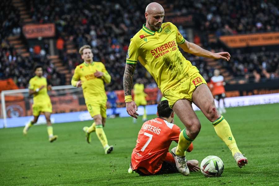 Nicolas Pallois contre Lorient.