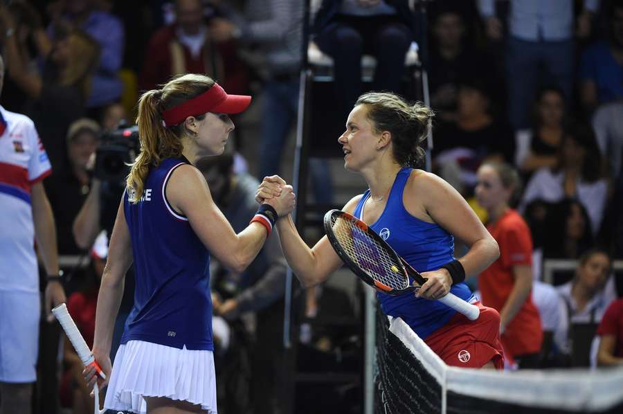 Alizé Cornet a joué dix fois contre Barbora Strycova.