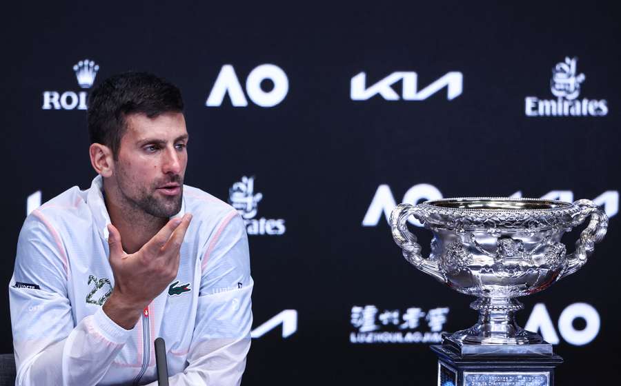 Djokovic confirmou o favoritismo no Australian Open