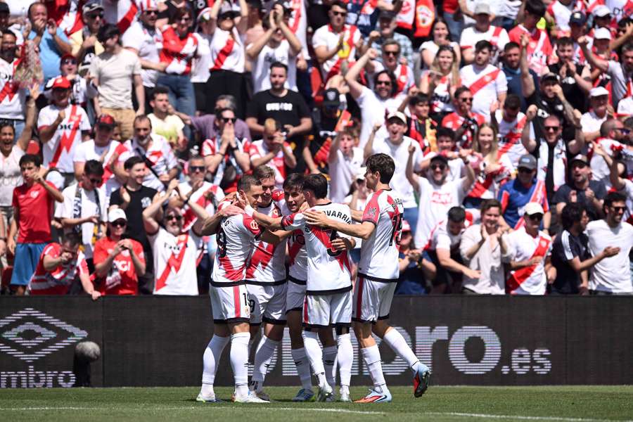 Rayo Vallecano and Real Sociedad drew 3-3 on Sunday