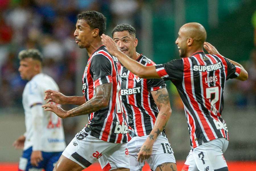 O São Paulo fez uma ótima partida em Salvador