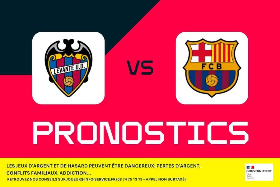 Levante - Barcelone : pronostics, meilleurs paris et cotes (Liga) Levante - Barcelone : pronostics, meilleurs paris et cotes (Liga)
