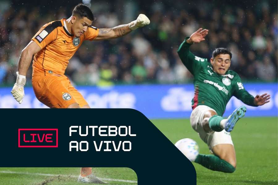 Pedro Rangel e Sosa em Coritiba x Palmeiras, pelo Brasileirão Pedro Rangel e Sosa em Coritiba x Palmeiras, pelo Brasileirão