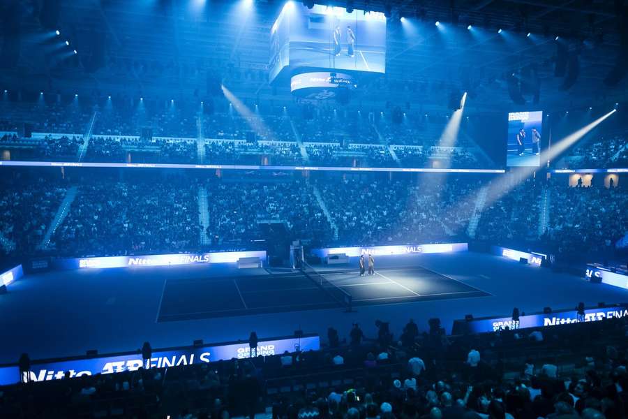 O palco dos ATP Finals, em Turim