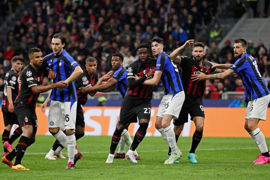 AC Milan and Inter will face each other again in the Champions League next week