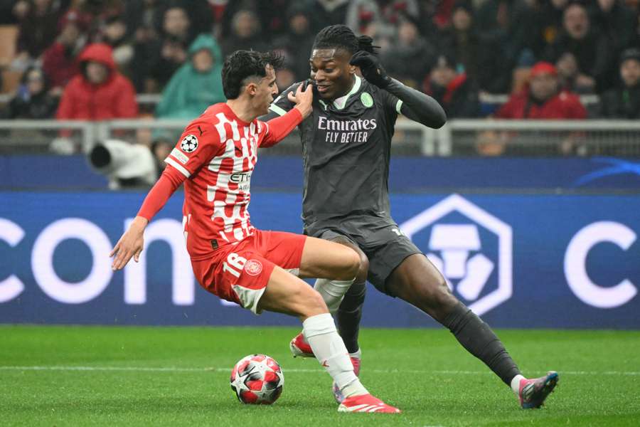 Rafael Leão ao serviço do AC Milan