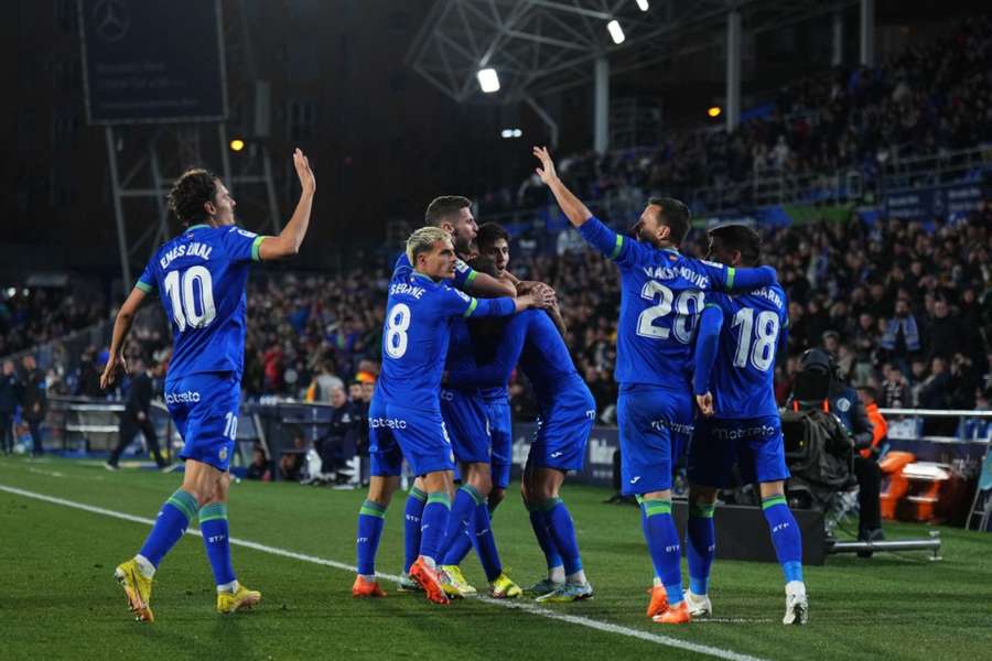 Getafe secured their sixth win of the season with their late goal against Valencia