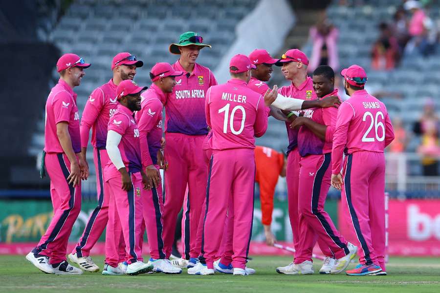 South Africa sparkled in pink