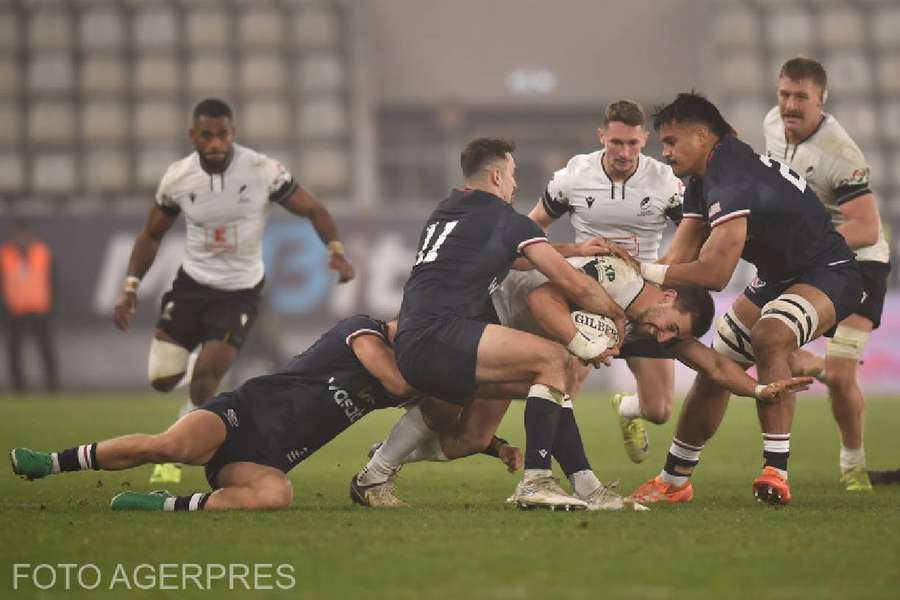 Naționala de rugby a României a pierdut meciul test cu echipa Statelor Unite