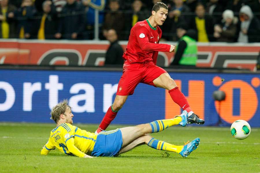 A épica exibição de Ronaldo contra a Suécia