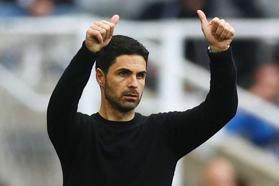 Mikel Arteta's side moved a point behind City after their win at St James' Park
