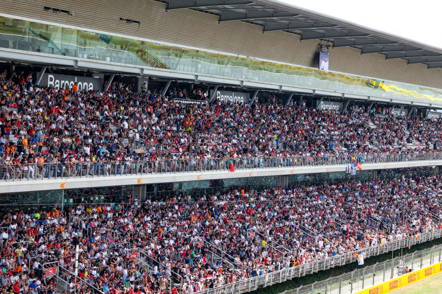 El circuito de Montmeló, lleno en un GP de F1