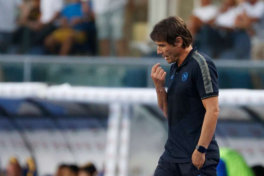 António Conte desolado