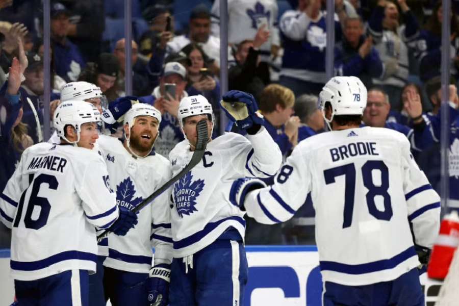 O'Reilly celebrates his third goal