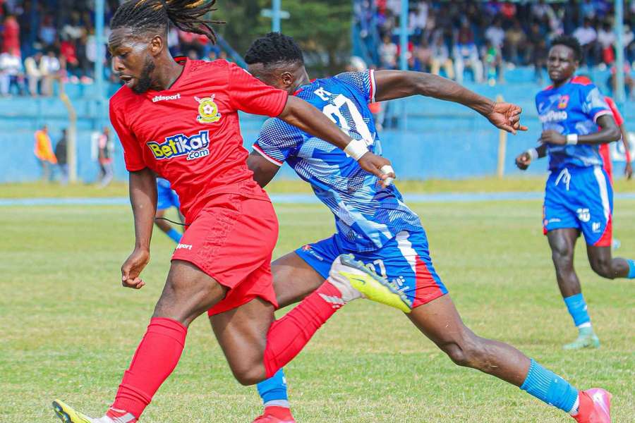 Kenya Police in action against Shabana