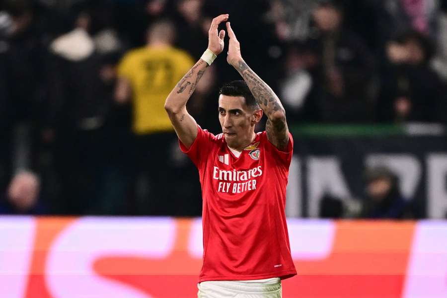 Ángel Di María, jugador del Benfica