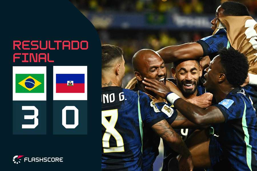O Brasil conseguiu a vitória do alívio diante do Haiti O Brasil conseguiu a vitória do alívio diante do Haiti