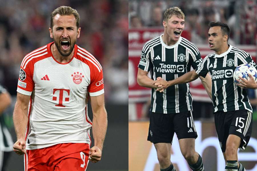 Harry Kane și Rasmus Hojlund au înscris în meciul serii, Bayern Munchen - Manchester United
