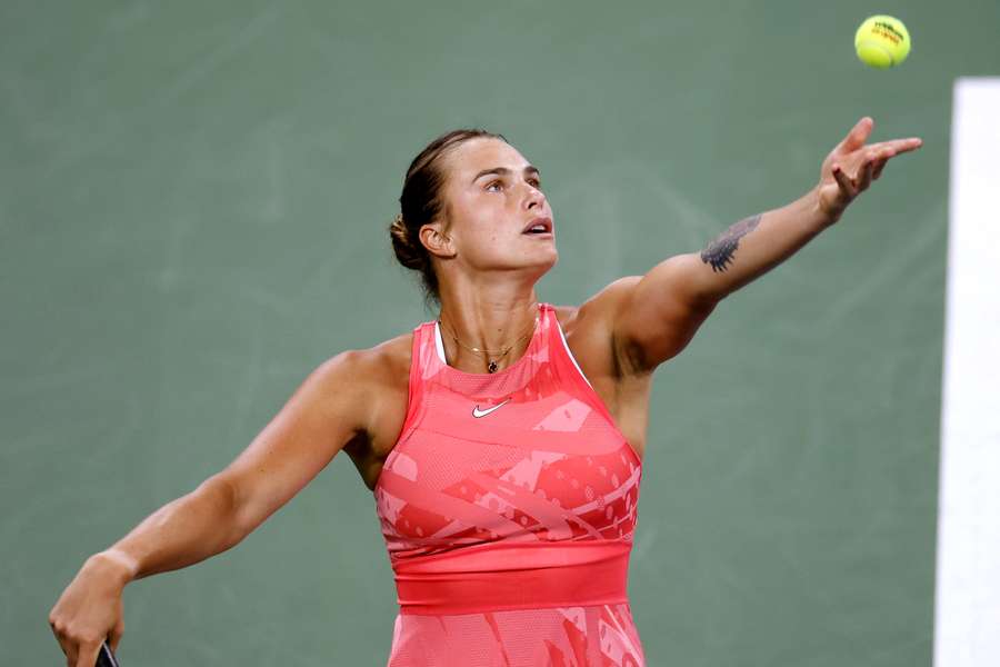 Sabalenka speelde niet geweldig, maar wist wel te winnen