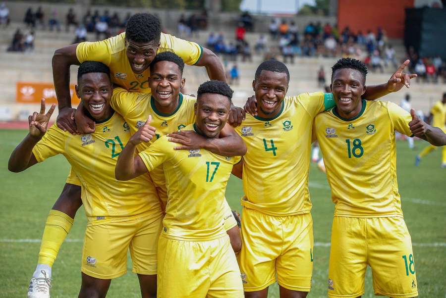 The South Africa U20 team face Morocco in the final