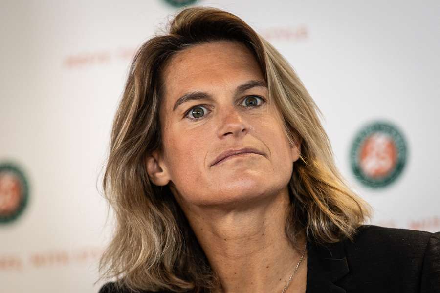 Amélie Mauresmo en avril.