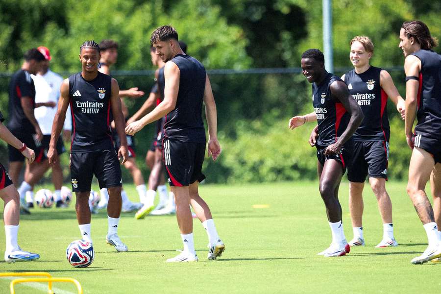 Benfica se prépare à affronter Chelsea.
