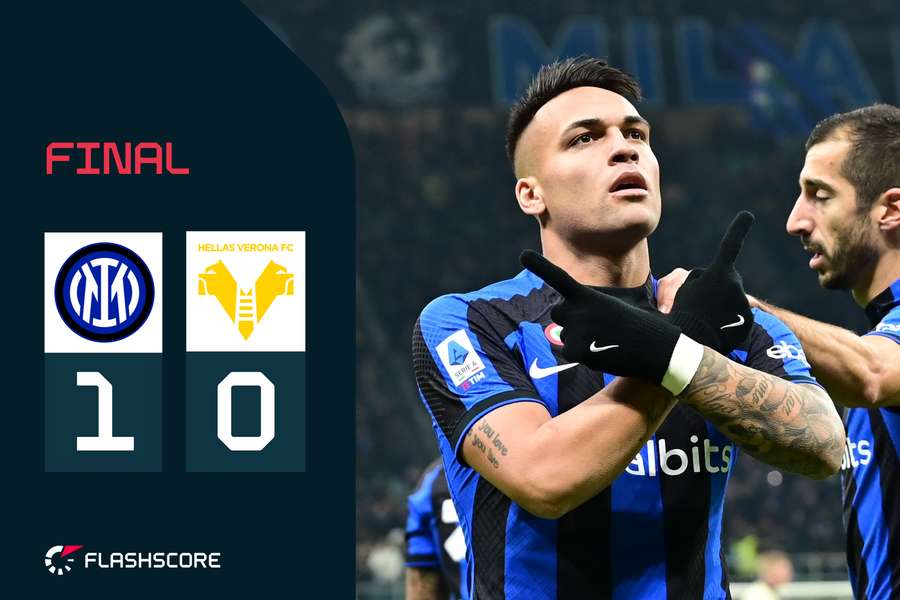Inter se impune la limită și se apropie la un punct de rivala AC Milan