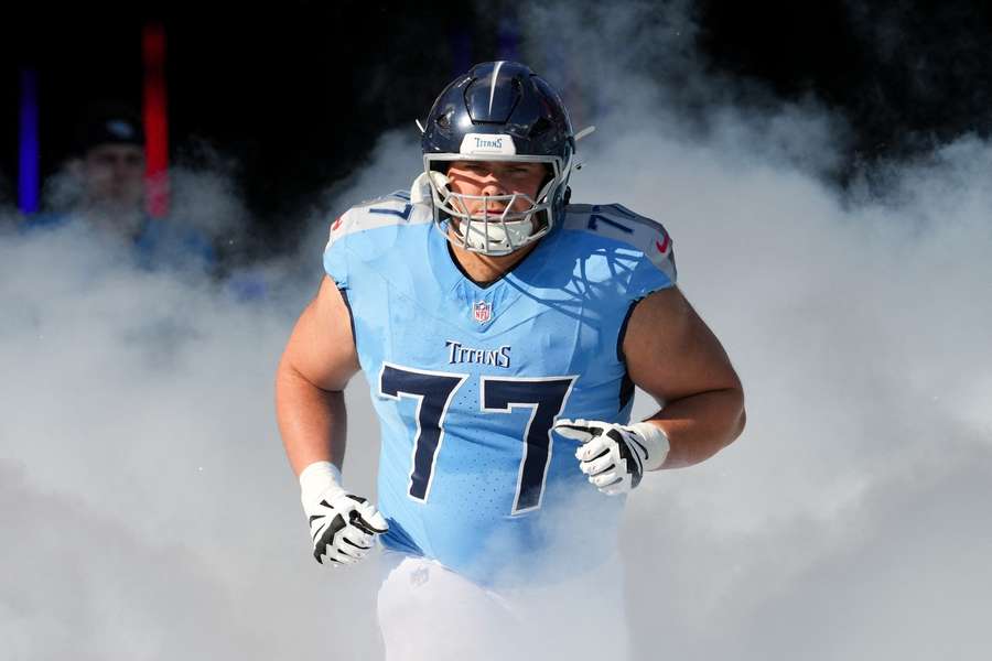 Peter Skoronski, guard de los Titans Peter Skoronski, guard de los Titans