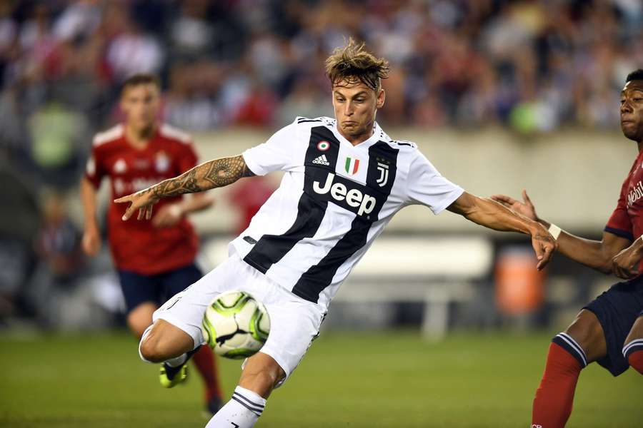 Stefano Beltrame in azione per la Juventus nel 2018