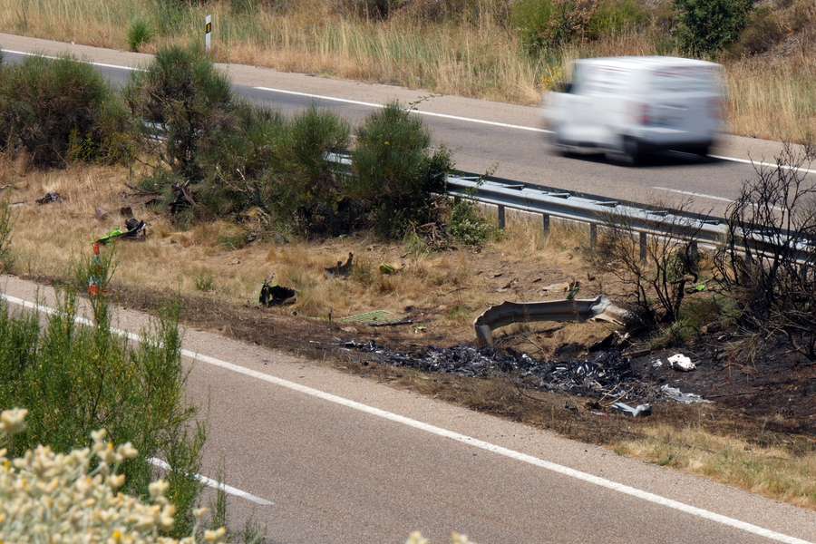 Lugar donde se produjo el accidente mortal de Diogo Jota y André Silva