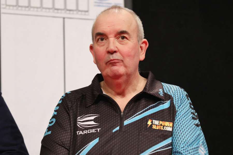 Phil Taylor at the World Darts Gala in Dortmund in 2020