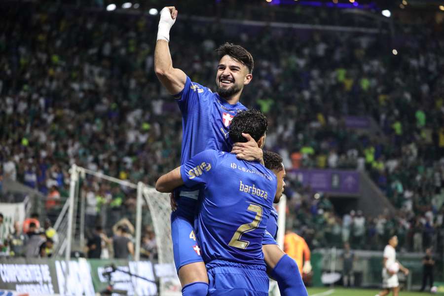 Flaco López deu fim à seca de gols no Palmeiras Flaco López deu fim à seca de gols no Palmeiras