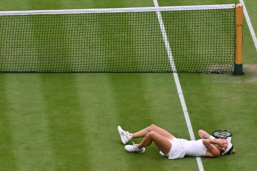 Vondrousova wint Wimbledon