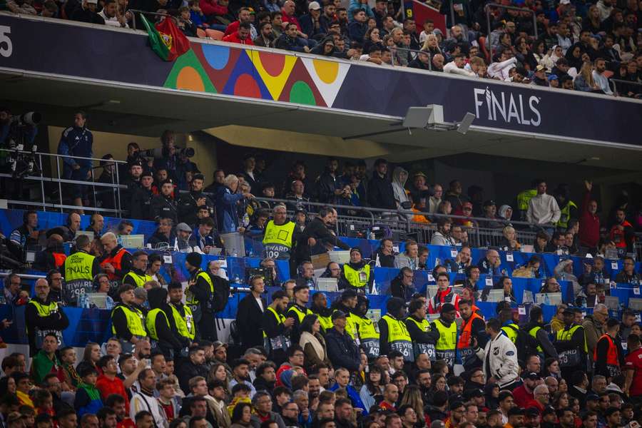 Der Notfall ereignete sich mitten im Nations-League-Endspiel.