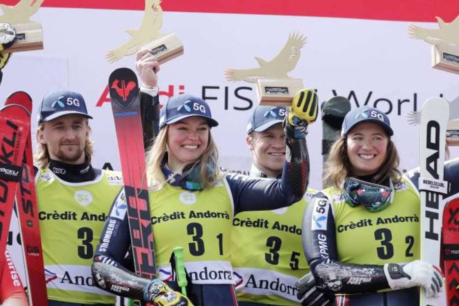Norwegowie najlepsi w zawodach drużynowych w Alpejskim PŚ