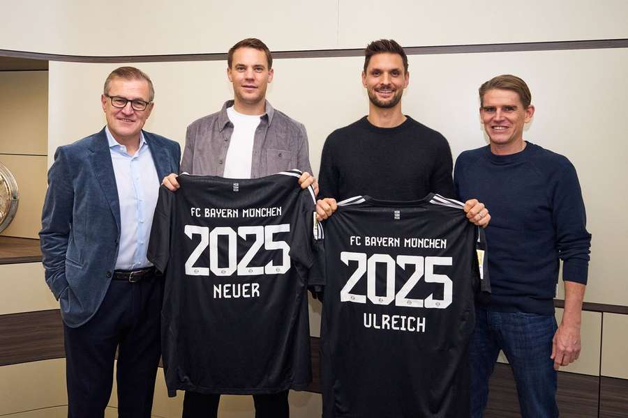 Neuer et Ulreich seront au Bayern jusqu'en 2025.