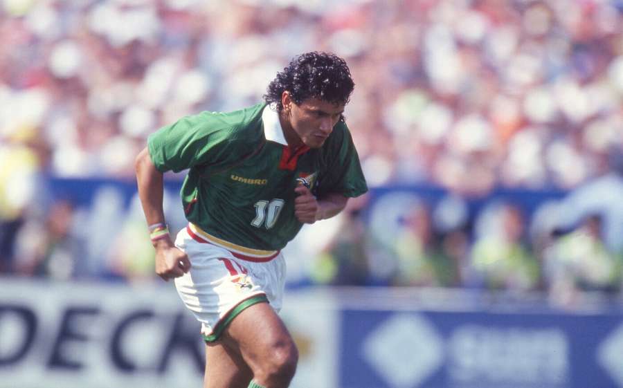 Marco Etcheverry, durante su participación en el Mundial de USA 1994