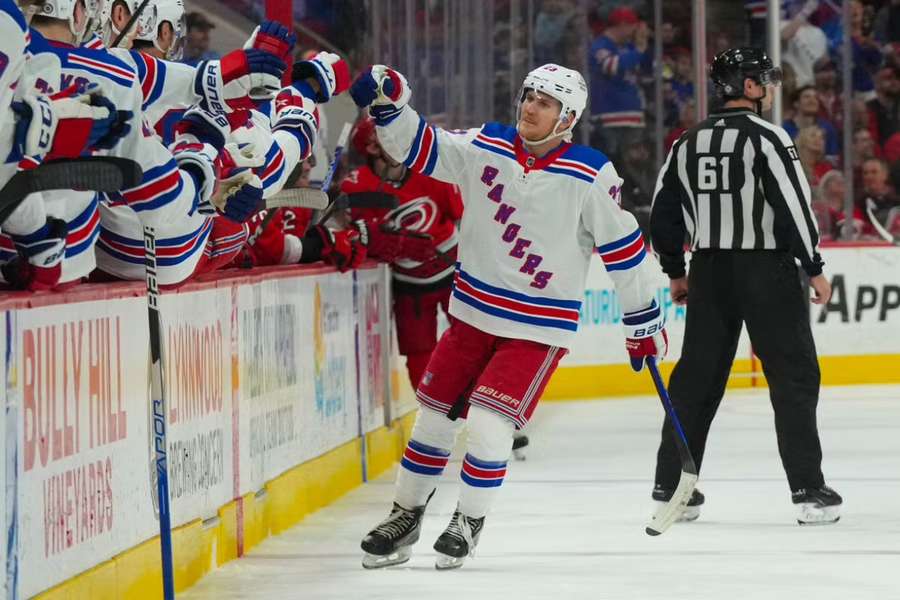 The New York Rangers claimed a key win over the Metropolitan Division-leading Carolina Hurricanes