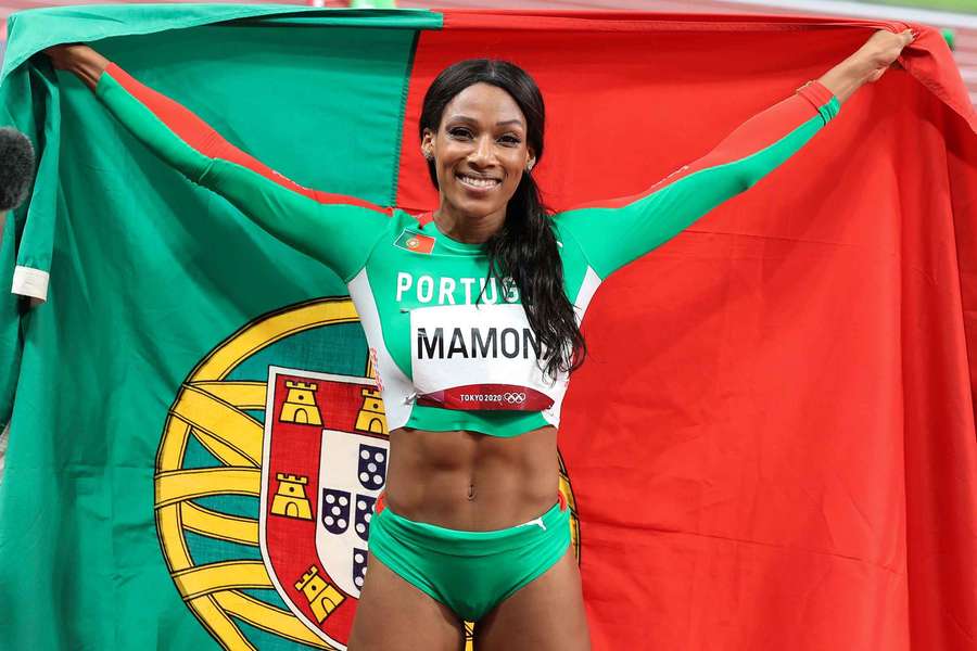 Patrícia Mamona, vice-campeã olímpica do triplo salto em Tóquio-2020