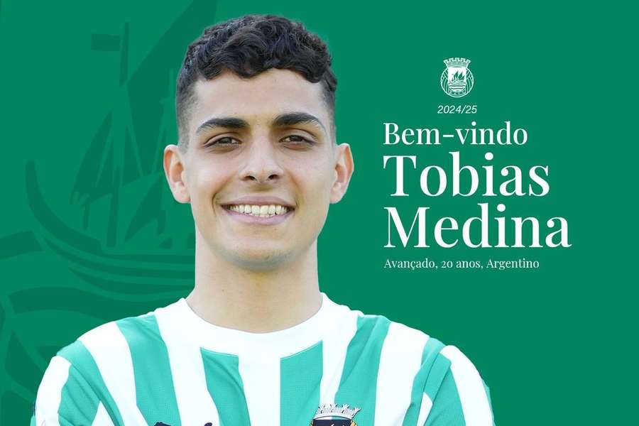 Tobias Medina é o mais recente reforço do Rio Ave