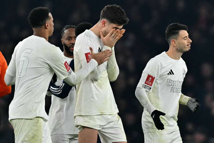 Kai Havertz missed a penalty in Arsenal's defeat to Manchester United on Sunday
