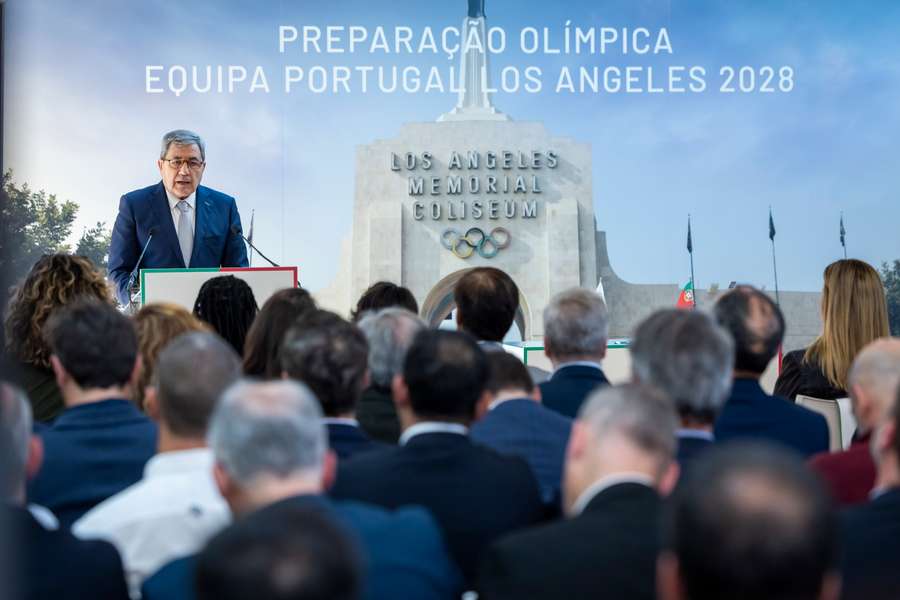 O presidente do Comité Olímpico de Portugal, Fernando Gomes