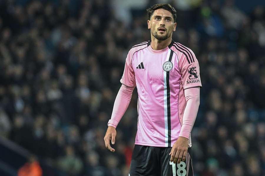 Julian Carranza during the Championship game between Leicester City and West Bromwich Albion