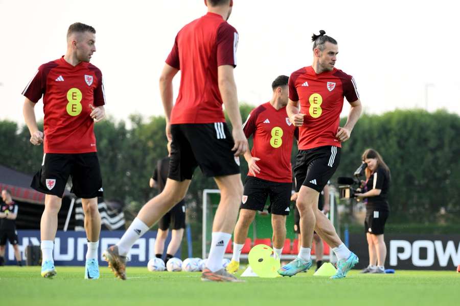 In pictures: Wales train ahead of opening World Cup match against USA