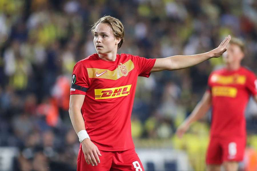 Schjelderup fez 38 jogos, 10 golos e 11 assistências pelo Nordsjaelland