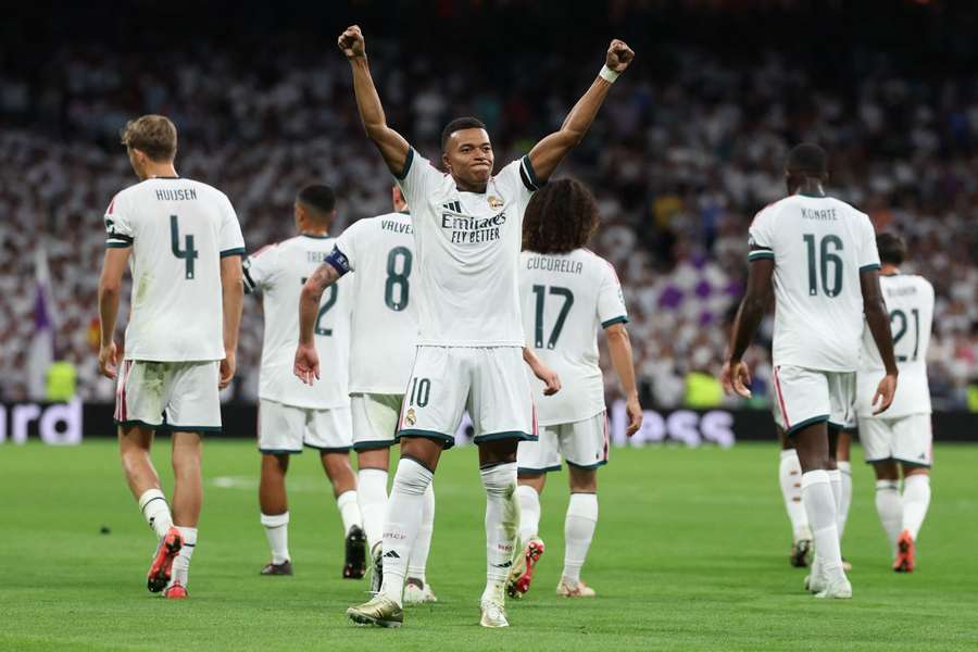 La gioia di Mbappé