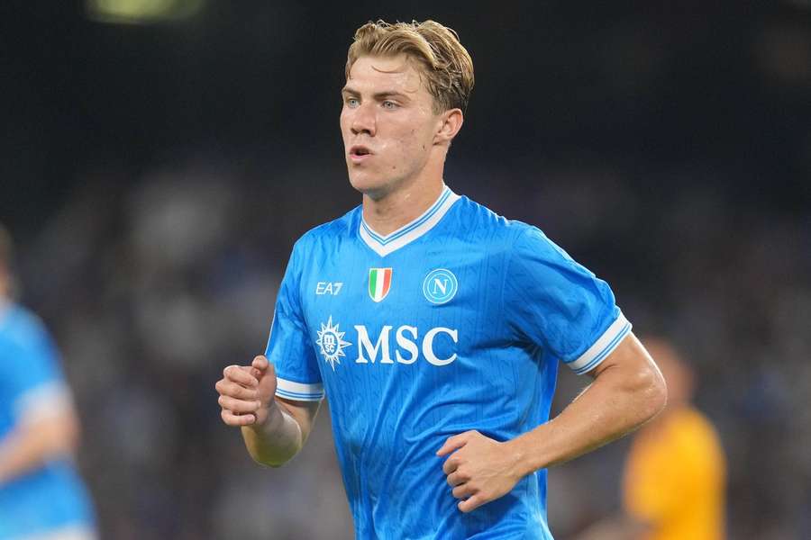 Hojlund happy with Napoli and playing for Conte